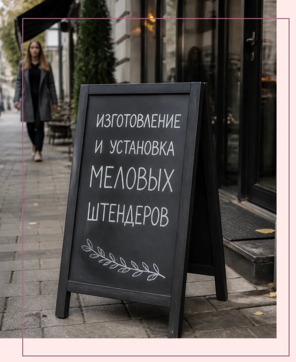 Меловые штендеры в Холмске по цене от 6676 р. | Аванза-Хлм